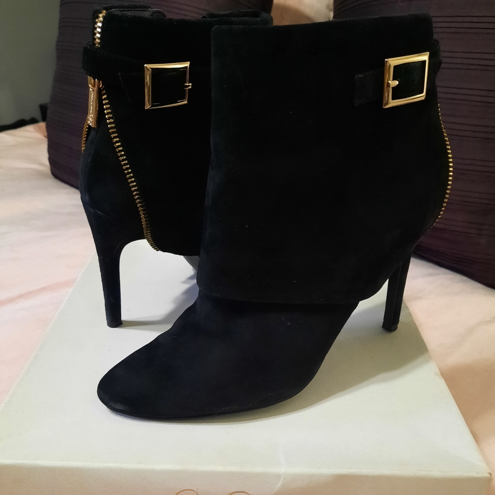 Jessica Simpson Fold Over Suede Boot 8